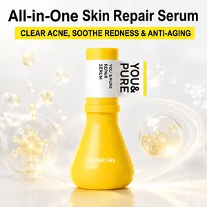 All-in-One Gentle Repair Serum | Colloidal Sulfur Multi-Peptide Serum, Oat Soothing Redness Relief Essence, Oil Control Acne Clearing Anti-Aging Hydrating Skin Repair Serum,Calming Sensitive Skin Fade Fine Lines Even Skin Tone for Daily Skincare
