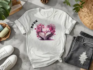 Book Lover DTF Transfer Sheets – Book Designs for Tees & Gifts