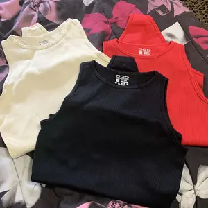 Product Review of OQQ Women's 3 Piece Bodysuits Sexy Ribbed Sleeveless Crew Neck  Stretchy Bodysuits Womenswear Trendy from 🌸**🌸