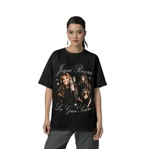Jenni Rivera La Gran Señora Vintage Retro Unisex Tee - Limited Edition Fashion Statement Cotton Fit
