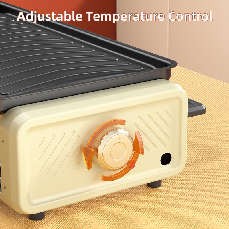 Jumbo Portable Electric Grill - Indoor Smokeless BBQ with Non-Stick Surface & Adjustable Temp Control