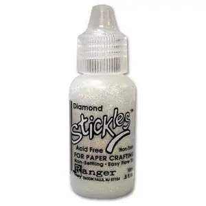 Ranger Stickles Glitter Glue Diamond 0.5 fl. oz. Bottle