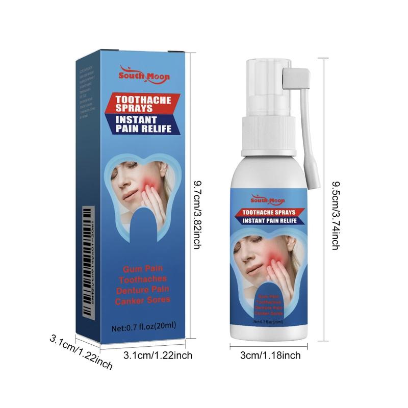 Oral Care Spray - Quick-acting Toothache Relief, Prevents Tooth Decay, Reduces Gum Swelling, Gentle Daily