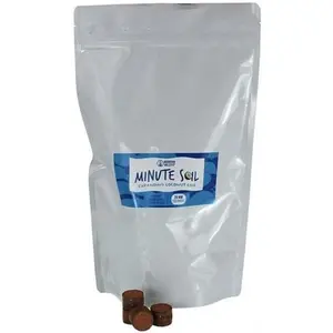 Minute Soil - Compressed Coco Coir Fiber Grow Medium - 20 MM - 100 Pucks (1 Pack)