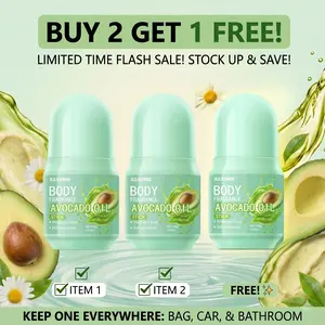 XIAOKS Avocado Scented Roll-On Body Fragrance Stick, 1.76oz Fresh Mint Aroma, Nourishing Moisturizing Normal Deodorant for Body Care (Spring Glow Up Collection) Fast-Acting family salt rocks дезодорант кристалл