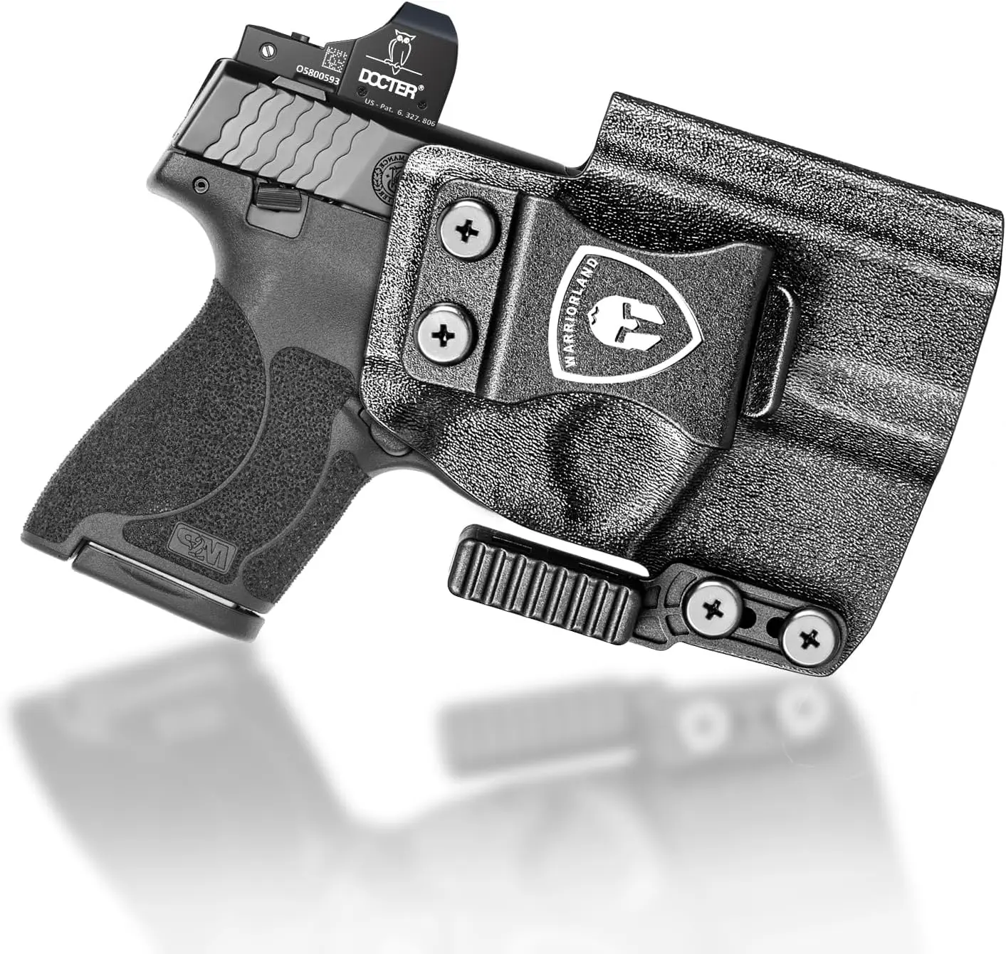 WARRIORLAND IWB Kydex Holster for S&W MP9/40 M2.0 4", MP9/40 M2.0 Compact 3.5"&3.6",  M&P 9M2.0 3.6’OR COMPACT S&W H&P 2.0(Standard-Polymer),M&P@45 M2.0 COMPACT TS TORD 4", M&P@45 M2.0 THUMB SAFETY FULL SIZE 4.6" ,Right Hand DealsforYouDays, Competition