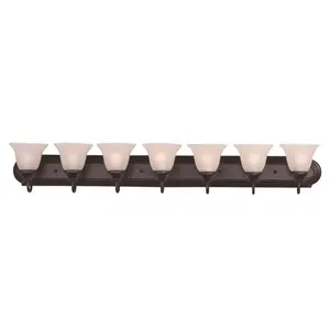 Maxim  Essentials 7-Light Bathroom Vanity, Oil Rubbed Bronze
