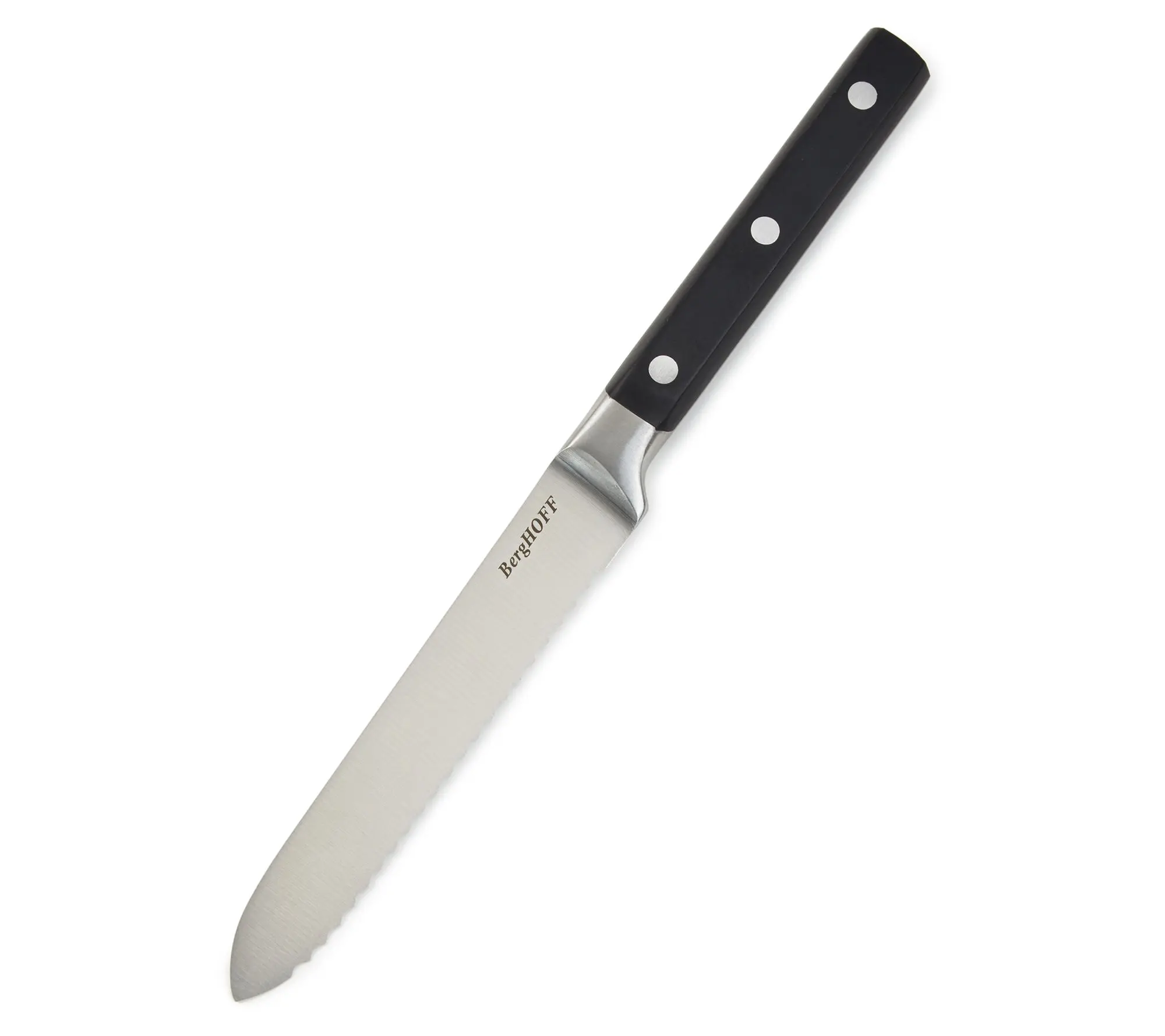 BergHOFF DiNA Gene Stainless Steel Serrated Utility Knife, 5"