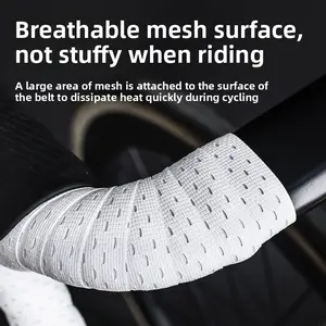 Road Bike Silicone Handle Wrap – Anti-Fouling, Dirt-Resistant. Fits Curved Handlebars, Universal Cycling Accessory.