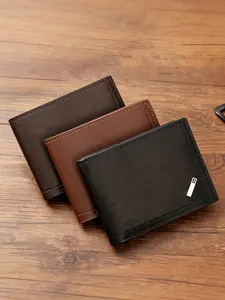 Men's Large Capacity Wallet, Durable Foldable Design, ID Card Slots, Credit Card Slots, Cash Pocket, Lightweight Business Travel Wallet, Business Style Wallet