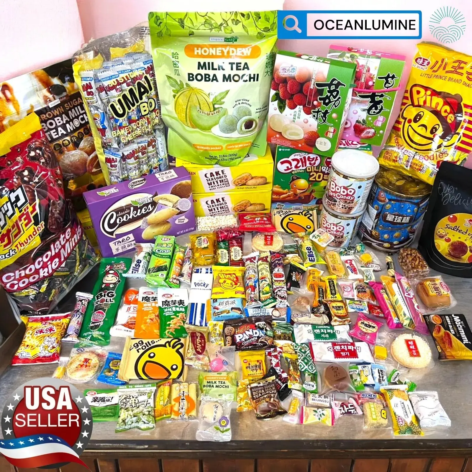 35 Piece Sweet & Savory Mix Variety Asian Snack Box- Japanese Korean Taiwanese