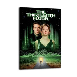The Thirteenth Poster Floor Science Fiction Vintage Movie (3) Gift For Friend Poster Bed Room Living Room Decor Modern Aesthetic Modern Aesthetic Office Gym Art Posters For Dorm Wall Decor