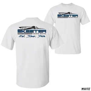 Skeeter Fishing Boats Logo T-Shirt, Red & Black Inshore Fishing Graphic Tee, Tournament Bass Boat Shirt for Men & Women, Gift for Anglers & Father's Day