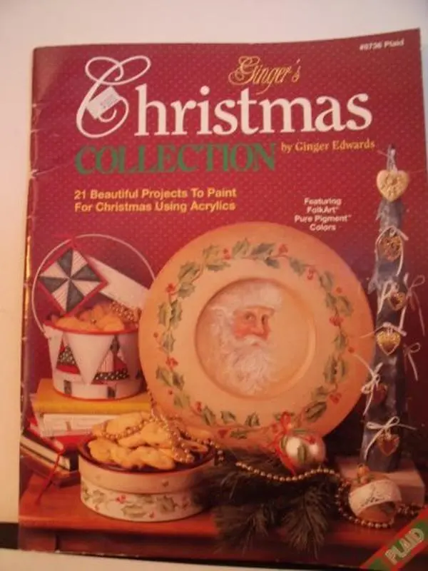 USED-Ginger's Christmas Collection: 21 Beautiful Projects to Paint for Christmas Using Acrylics by Ginger Edwards (Paperback)
