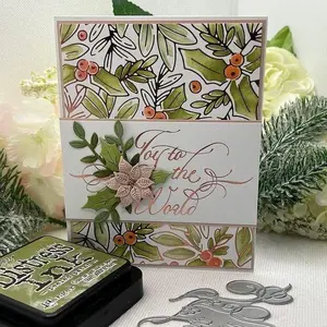 Copperplate Joy to the World Press Plate by Paul Antonio