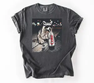 Comfort Colors Raccoons Diet Coke T-shirts, Funny Meme Genz Dank Raccoons, Trendy Shirt