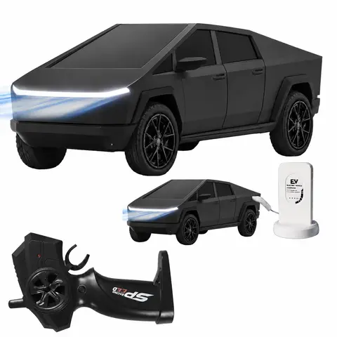 Summerwins 1/24 Scale Remote Control Pickup Truck Toy - Rechargeable Battery, LED Lights Add Realism, Loadspace, 20+ km/h Speed, 50+ Minutes Runtime, Futuristic Control, Kids Toy, Perfect Gift for Teen Boys