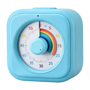 Rainbow Visual Timer – 60 Minute Silent Countdown Timer for Kids & Classroom