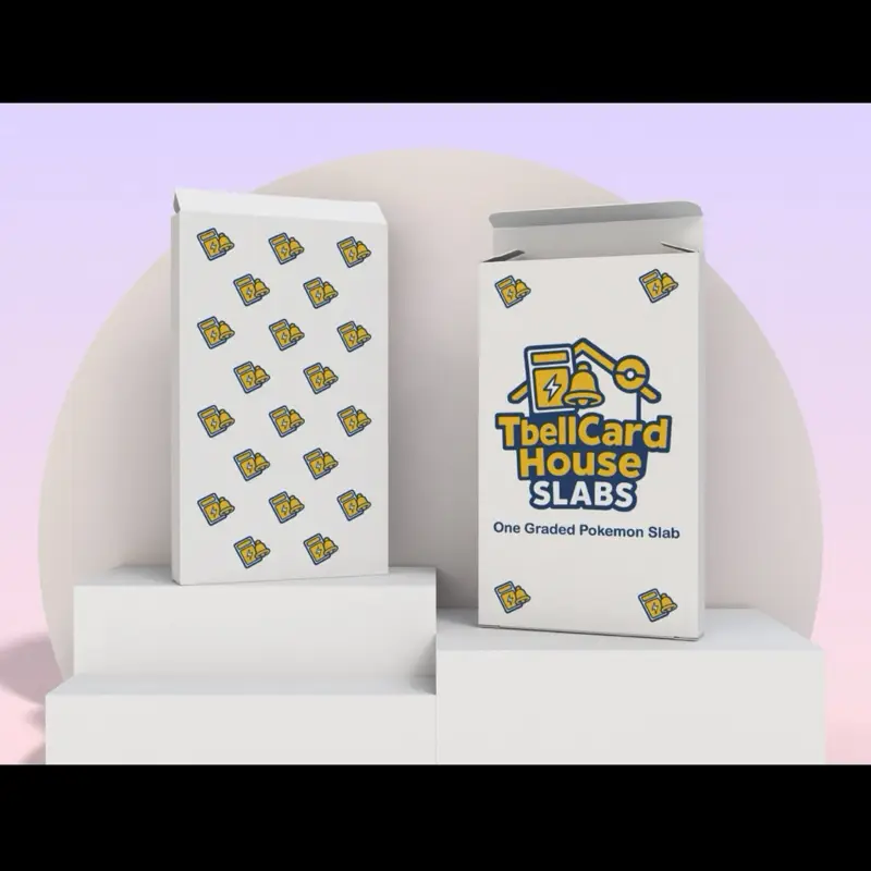 TbellCard House Slabs - One Graded Pokémon Slab with Grades 8 to 10 for Collectors and Enthusiasts