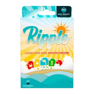 Ripple Card Game - Match, Stack, and Collect Combos on Your Beach. Easy to Learn and Fun for Kids, Teens, & Adults.