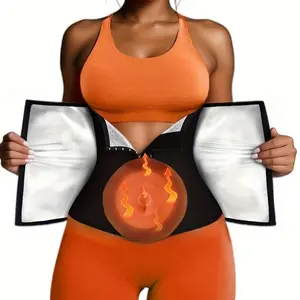 Premium Waist Cincher Adjustable with Zipper & Hook Dual Closure, Lumbar Support Shapewear, Breathable Fabric for Daily Wear & Gym Workouts, Everyday Basic