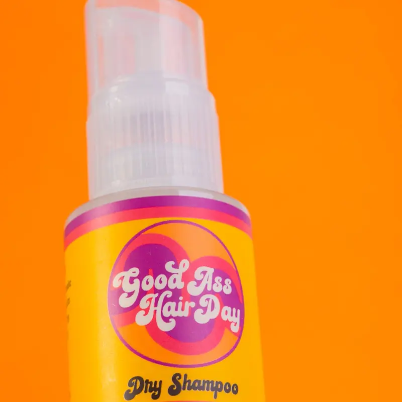 Good Ass Hair Day Original Dry Shampoo Powder 2.8oz, Absorbs Oil Haircare Vanilla Anti Dandruff Cleanser French Cleansing Sulfate Free Shampoo Post Straightening Shampoo