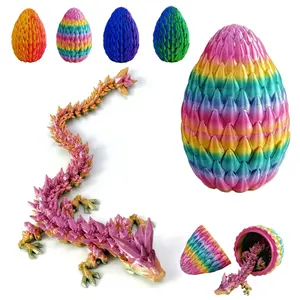 3D Printed Crystal Dragon and Egg Models -, Easter Gifts & Creative Ornaments mannequin head Figurin mannequin head
