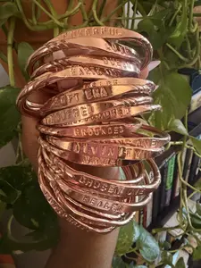 Pure Copper Bracelet- Limited Affirmation Designs