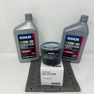 Genuine Kohler 12 050 01-S Oil Change Kit wOil pad and 2 Quarts of 10W-30 Oil