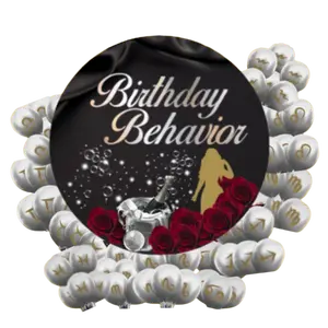 Birthday Behavior Bubbly Tabletop Balloon Bouquet