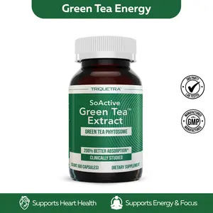 SoActive Green Tea Extract | Clinically Proven Green Tea Phytosome – 200% Better Absorption for Enhanced Benefits – 60 Capsules