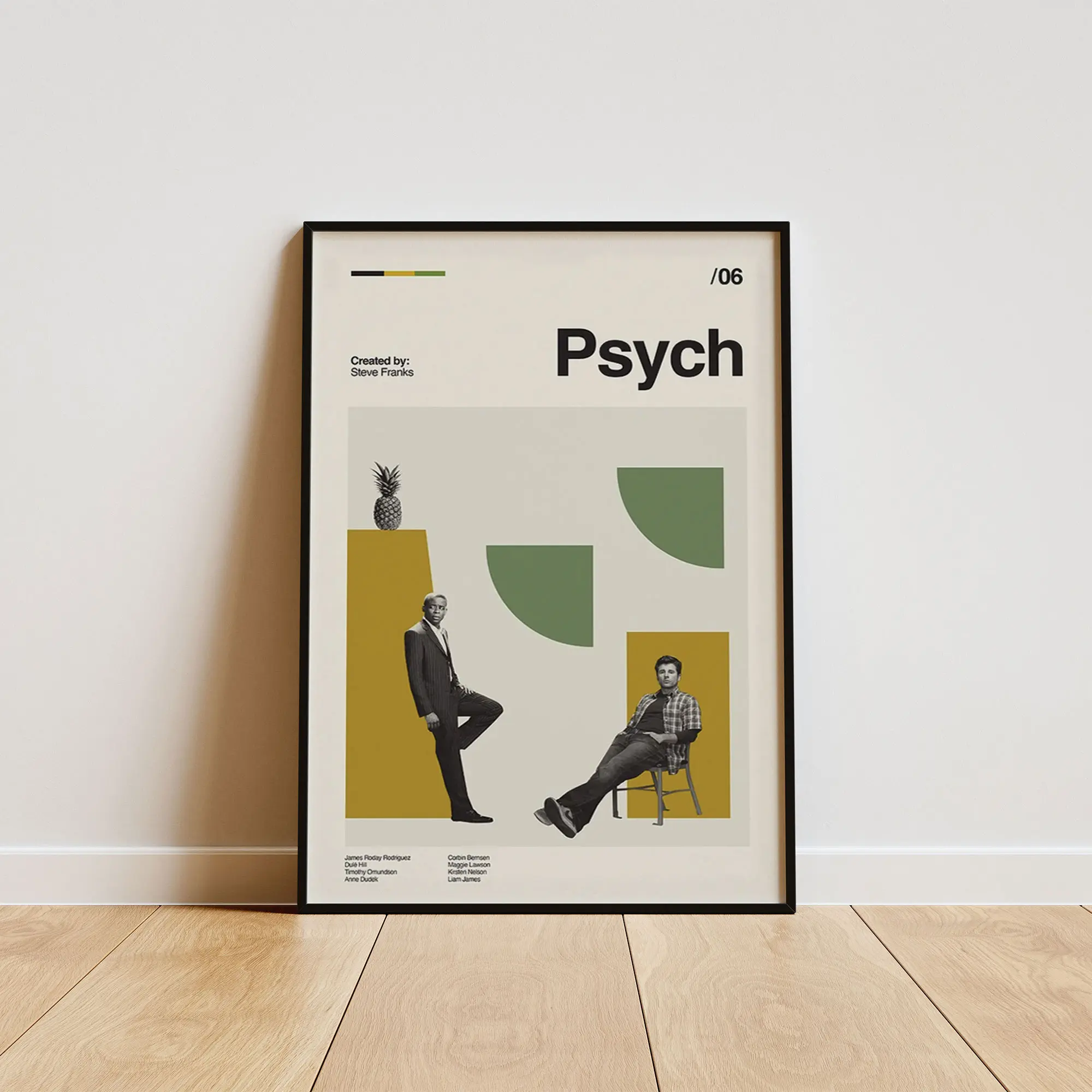 Psych Poster, Contemporary Wall Decor, Modern Home Aesthetic, Interior Decoration Print