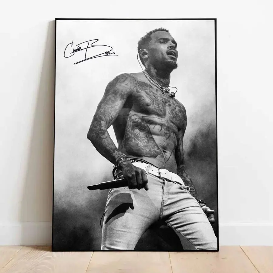 CB Printed Poster, Printable Wall Art, Concert Fan Art,Brezyy Bowl 2026, Gift For Fan
