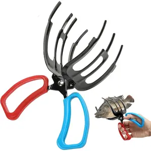 Fish Claw Gripper, Fishing Pliers Gripper, Claw Fish Gripper, Metal Fish Control Clamp Tong Tackle Tool, Multi-Functional Lightweight Non-Slip Fish Claw Gripper for Catch Fish Fishing Accessories