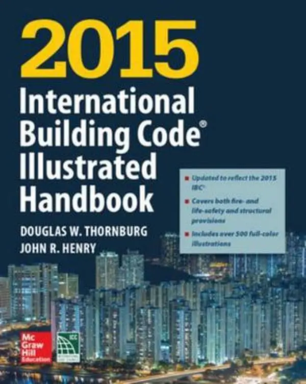 USED Book - 2015 International Building Code Illustrated Handbook by International Code Council (Hardcover) - english