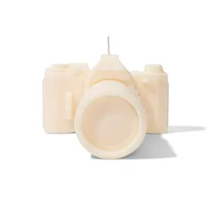 Vintage Camera Candle – Hand-Sculpted Decorative Art Piece Light