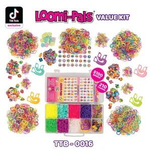 Loomipals Value Kit - 5,000+ Rubber Bands, 200+ Charms