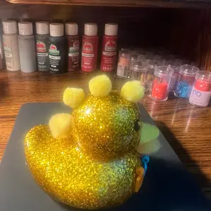 Gold rubber duck