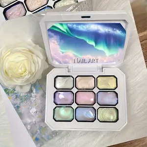 New Trendy Pat-Pat Gel Nail Polish, Half-Permanent Immersion UV LED Gel Nails, Summer Ice Effect, French Manicure, DIY Beauty Salon Gift