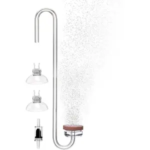 CO2 Diffuser for Aquarium Planted Tank, Hooked version-20cm CO2 Diffuser for Aquarium Planted Tank, Hooked version-20cm