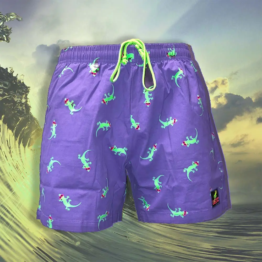 OG Purple Gecko Cotton Shorts - TikTok Shop
