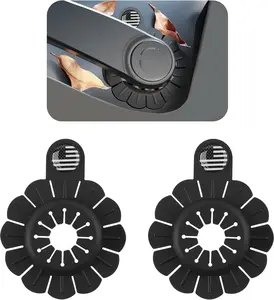 2 count  Wiper Arm Hole Cover with  Flag Icon,3-Dimensional Windshield Wiper Covers for Hole to Block Leaves & Decorate , Windshield Wipers Arm Holes Cover