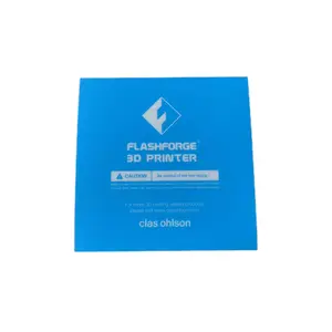 Blue Heated Bed Print Sticker For Build Plate Flashforge Finder 3D Printer 157 x 157mm