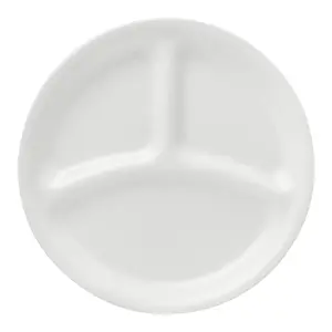 Corelle® Winter Frost White 8.5" Divided Salad Plate