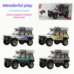 JXC 1/18 Scale RC Crawler ,2.4GHz High Torque 4WD RC Crawling Car-Car with Excellent Suspension and Shock Absorption,Realistic Mechanical Shifting, Dual-Speed Transmission, Multi-Function Lighting, Dual Li-ion Batteries, Perfect Birthday & Kids Gift!