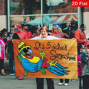 Outdoor Decorative Banner, Parrot Flag Design, Suitable for Gardens & Courtyards, No Power Required, Perfect for Home Decoration