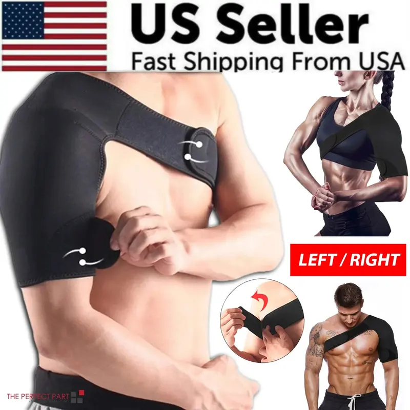 Shoulder Brace Support Compression Sleeve Torn Rotator Cuff Relief Joint AC Pain