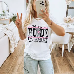 Not Rude DTF Transfers - THIS IS NOT A SHIRT