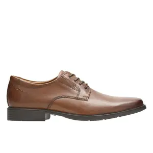 Clarks Tilden Plain 26130097 Mens Brown Oxfords & Lace Ups Plain Toe Shoes