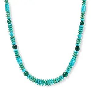 Mine Finds by Jay King 18" Heavenly Well Lake Turquoise Graduated Beaded Necklace